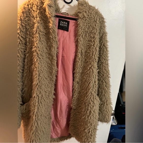 Teddy bear Zara jacket size M - Picture 2 of 3